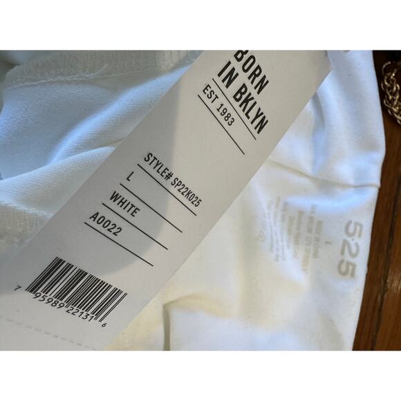 525 America White Tube Top LARGE Long Strapless Bodycon Bandeau Revolve $68 NEW - Picture 8 of 8